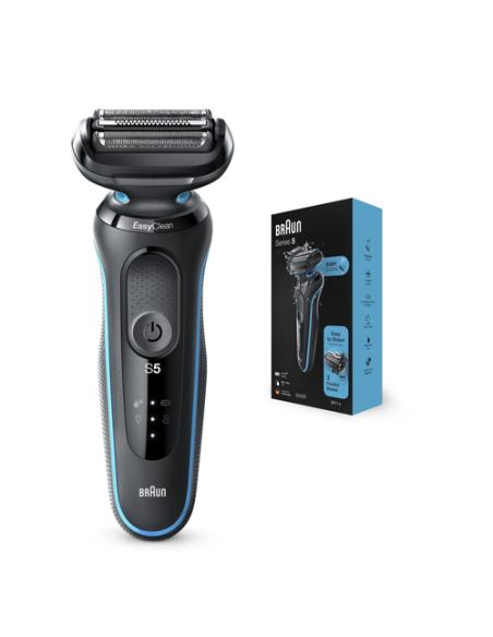 Braun Series 5 50-M1000s Máquina de afeitar de láminas Negro, Azul
