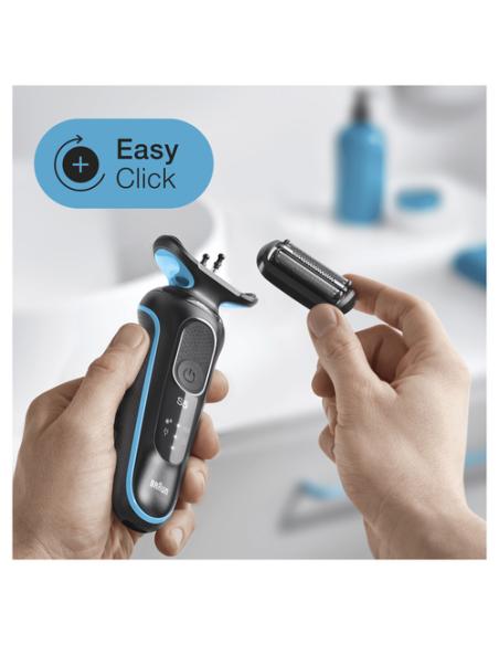 Braun Series 5 50-M1000s Máquina de afeitar de láminas Negro, Azul