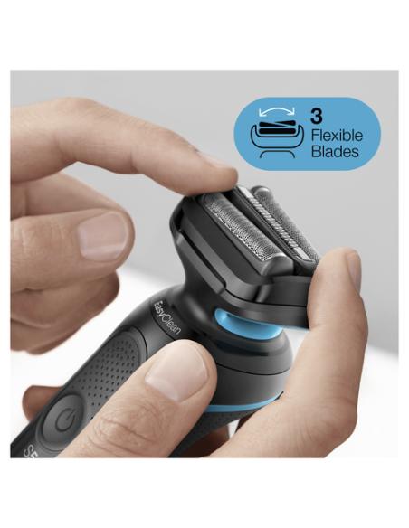 Braun Series 5 50-M1000s Máquina de afeitar de láminas Negro, Azul