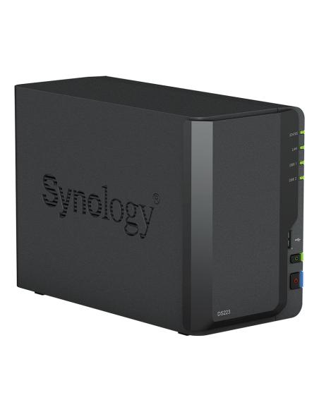 Synology DiskStation DS223 servidor de almacenamiento NAS Escritorio Realtek RTD1619B 2 GB DDR4 0 TB