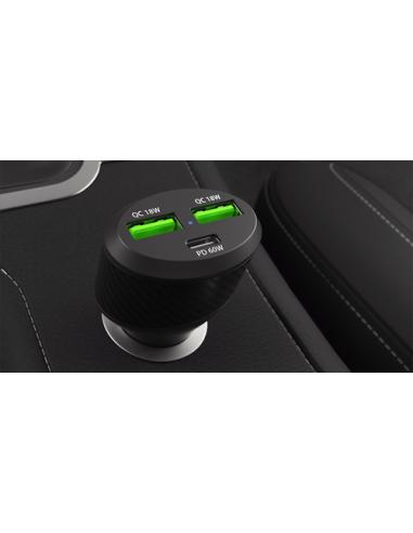 NATEC Coney Universal Negro Encendedor de cigarrillos Carga rápida Auto