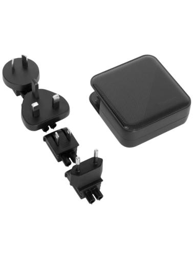 Targus APA109GL cargador de dispositivo móvil Universal Negro Corriente alterna Carga rápida Interior