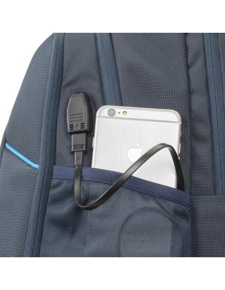 Rivacase 7861 43,9 cm (17.3") Mochila Azul