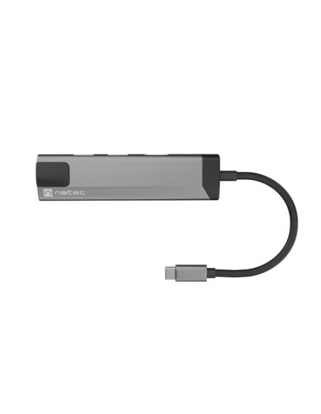 NATEC Fowler Go USB 3.2 Gen 1 (3.1 Gen 1) Type-C Acero inoxidable