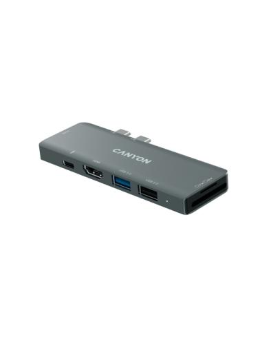 Canyon DS-5 USB 2.0 Type-C Gris