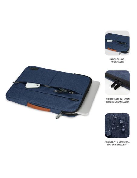 SUBBLIM Funda Air Padding 360 Sleeve 13,3-14" Blue