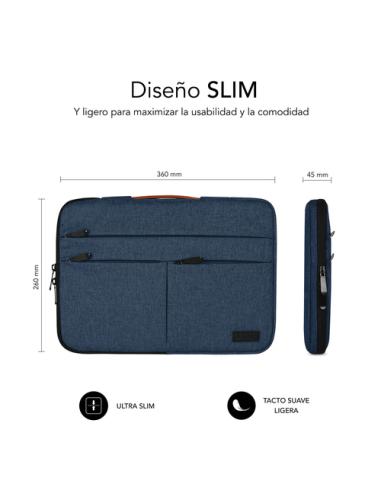 SUBBLIM Funda Air Padding 360 Sleeve 13,3-14" Blue