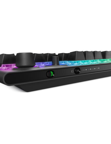 Alienware Tri-Mode AW920K teclado Juego USB + RF Wireless + Bluetooth Gris