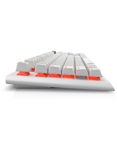 Alienware Tri-Mode AW920K teclado Juego USB + RF Wireless + Bluetooth Blanco