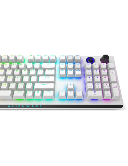 Alienware Tri-Mode AW920K teclado Juego USB + RF Wireless + Bluetooth Blanco