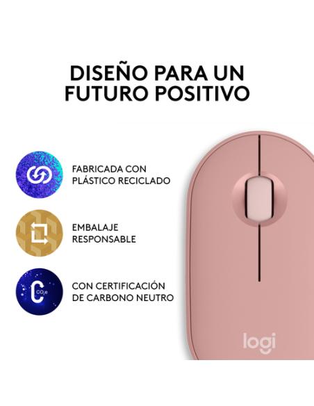 Logitech 910-007014 ratón Viajes Ambidextro RF Wireless + Bluetooth Óptico 4000 DPI