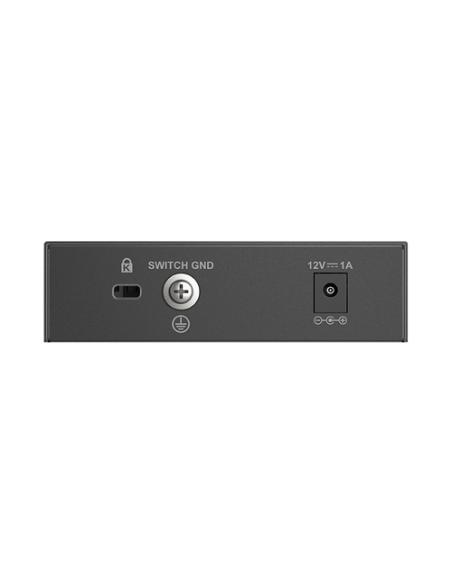D-Link DMS-105 No administrado L2 2.5G Ethernet (100/1000/2500) Negro
