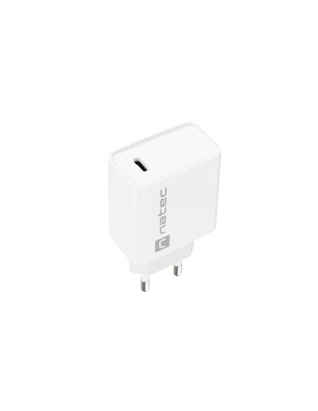 NATEC RIBERA Universal Blanco Corriente alterna Carga rápida Interior