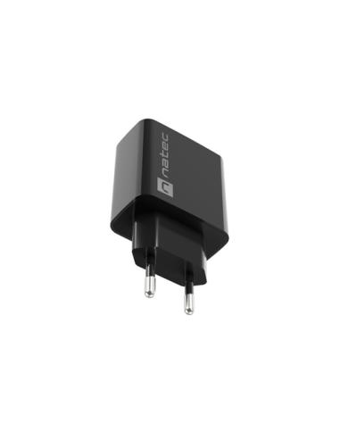 NATEC RIBERA Universal Negro Corriente alterna Carga rápida Interior