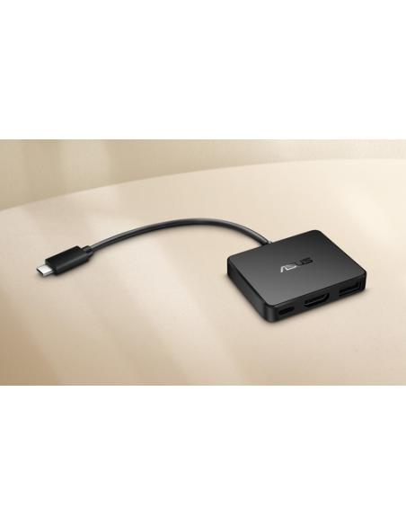 ASUS USB-C Mini Dock Alámbrico USB 3.2 Gen 2 (3.1 Gen 2) Type-C Negro