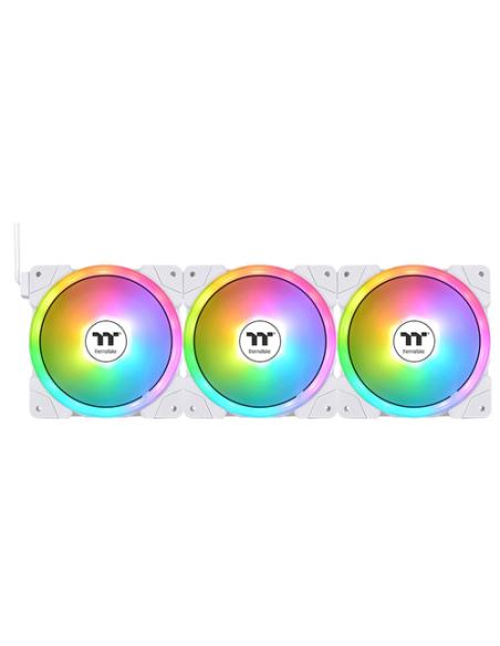 Thermaltake SWAFAN EX12 ARGB Carcasa del ordenador Refrigerador de aire 14 cm Blanco 3 pieza(s)