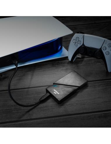 ADATA SE920 Tecnología Thunderbolt (Rayo) 1 TB USB Tipo C 3.2 Gen 2 (3.1 Gen 2) Negro