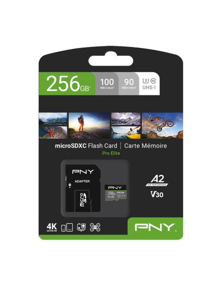 PNY Pro Elite 256 GB MicroSDXC UHS-I Clase 10