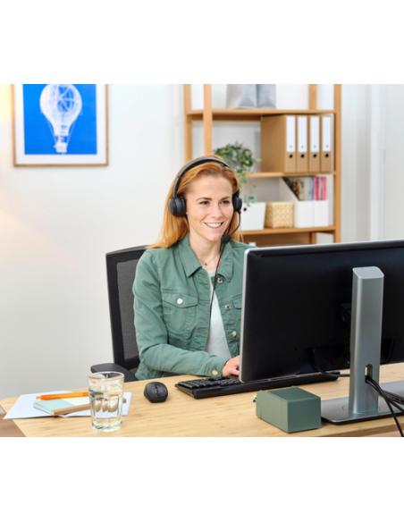 Trust HS-150 Auriculares Alámbrico Diadema Oficina/Centro de llamadas Negro