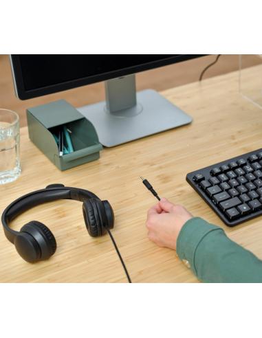 Trust HS-150 Auriculares Alámbrico Diadema Oficina/Centro de llamadas Negro