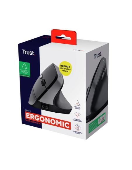 Trust Bayo II ratón Médico mano derecha RF inalámbrico Óptico 2400 DPI