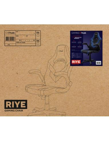 Trust GXT 703B RIYE Silla para videojuegos universal Negro, Azul