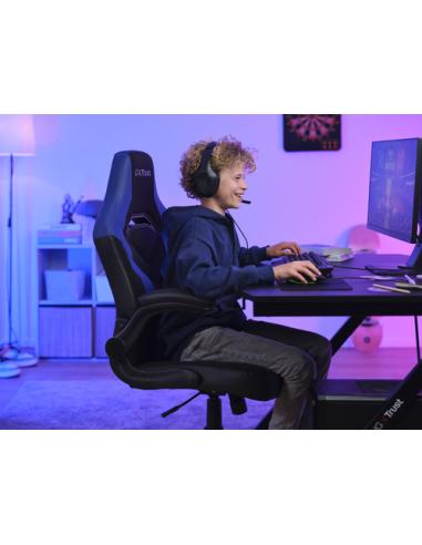 Trust GXT 703B RIYE Silla para videojuegos universal Negro, Azul