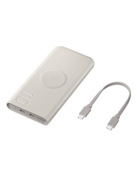Samsung EB-U2510XUEGEU batería externa 10000 mAh Cargador inalámbrico Beige