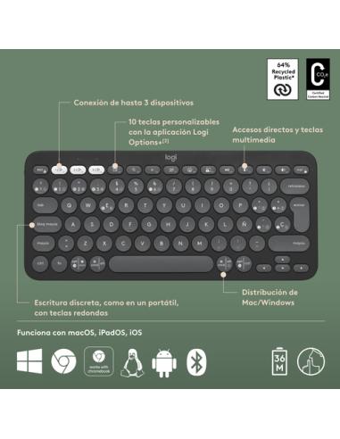 Logitech Pebble Keys 2 K380s