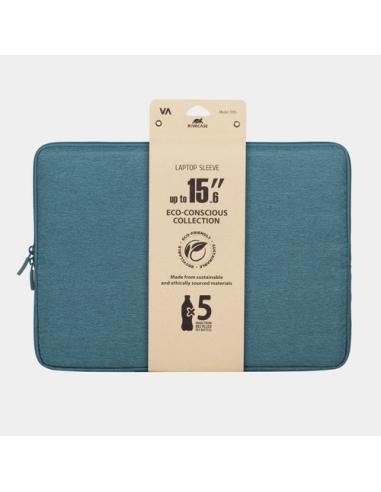 Rivacase Suzuka 7705 39,6 cm (15.6") Funda Color aguamarina