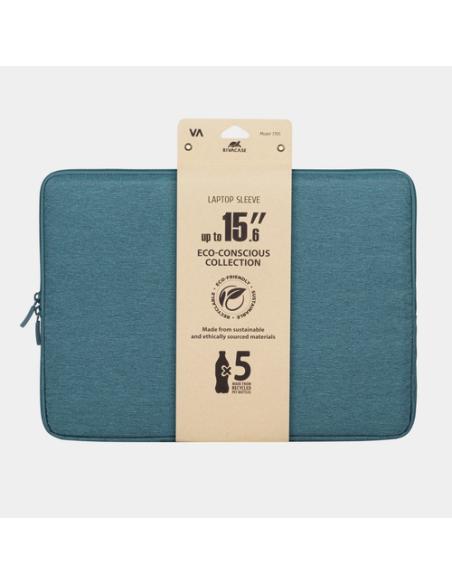 Rivacase Suzuka 7705 39,6 cm (15.6") Funda Color aguamarina