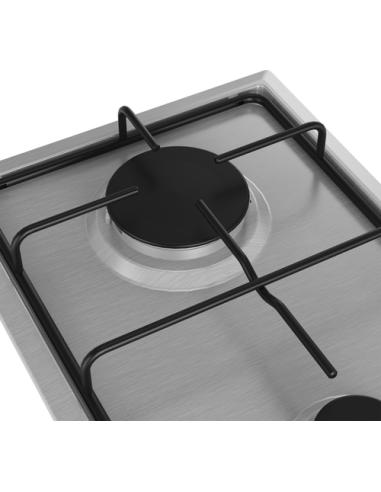 Beko HDCG 32220 FX Acero inoxidable Integrado 29 cm Encimera de gas 2 zona(s)