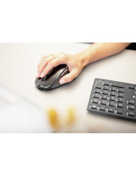 CHERRY DW 9500 SLIM teclado Ratón incluido Universal RF Wireless + Bluetooth QWERTY Inglés Negro, Gris