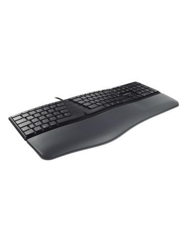 CHERRY KC 4500 ERGO teclado Universal USB QWERTY Inglés de EE. UU. Negro