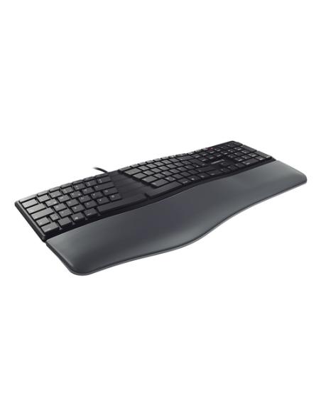 CHERRY KC 4500 ERGO teclado Universal USB QWERTY Inglés de EE. UU. Negro