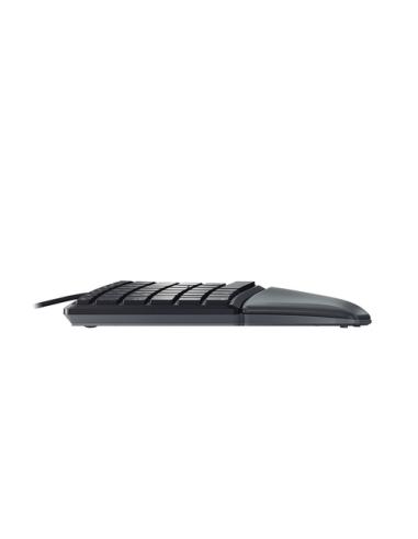 CHERRY KC 4500 ERGO teclado Universal USB QWERTY Inglés de EE. UU. Negro