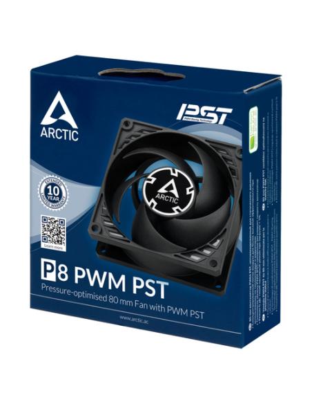 ARCTIC P8 PWM PST Carcasa del ordenador Ventilador 8 cm Negro