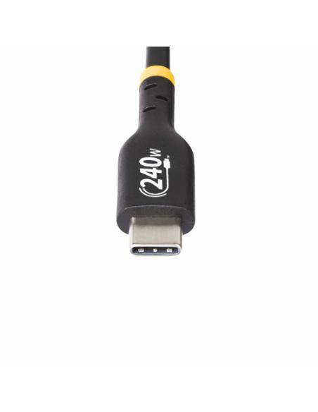 StarTech.com Cable de Carga USB-C de 2m - Cable USB Tipo C - Certificación USB-IF - PD de 240W EPR - Cable USB 2.0 USB-C de Carg