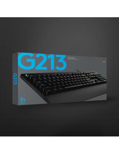 Logitech G G213 Prodigy teclado Juego USB QWERTY Internacional de EE.UU. Negro