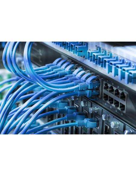 Phasak Cable de Red 100% Cu Cat.6 UTP Sólido Negro 25M