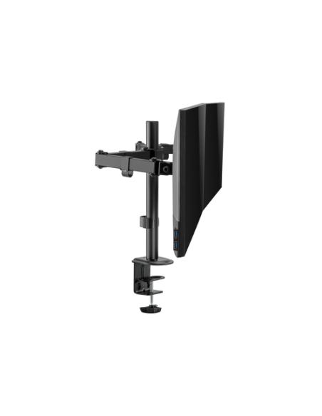 Equip Soporte de escritorio articulado para dos monitores de 17«-32», negro