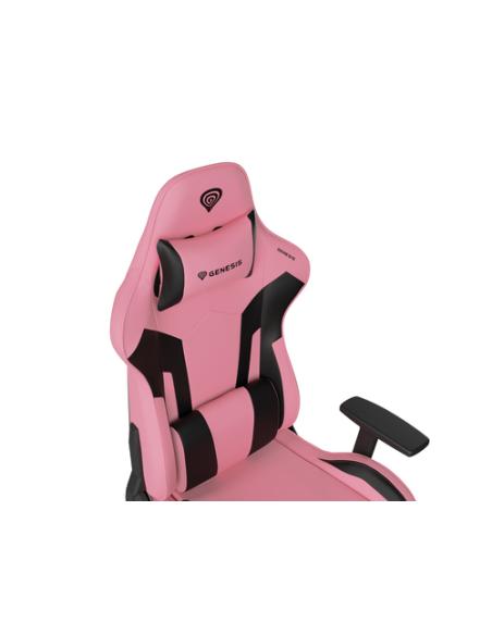 GENESIS Nitro 720 Silla para videojuegos de PC Asiento inflable Negro, Rosa