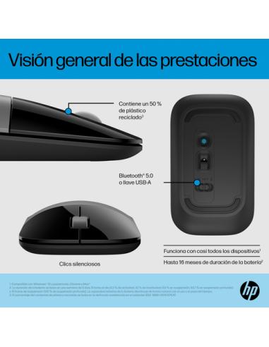HP Ratón dual Z3700 plata