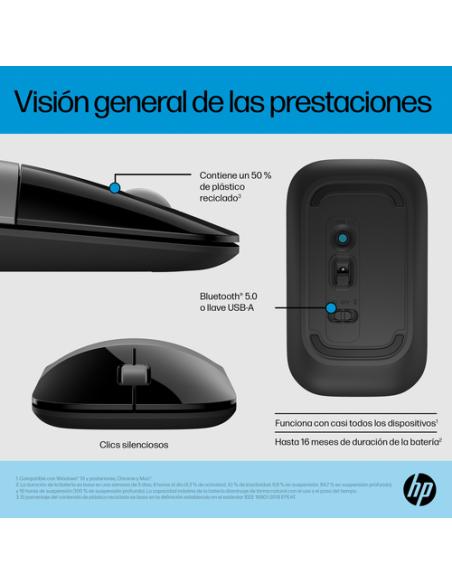 HP Ratón dual Z3700 plata