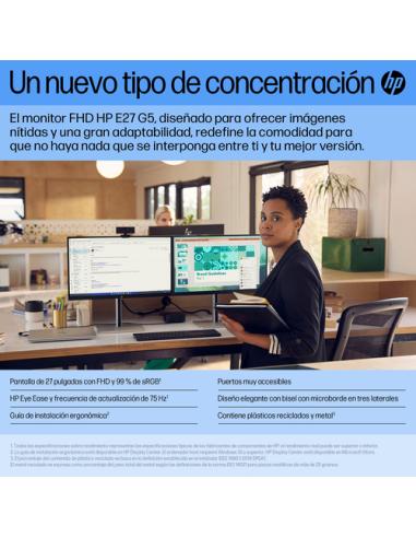 HP Monitor FHD E27 G5