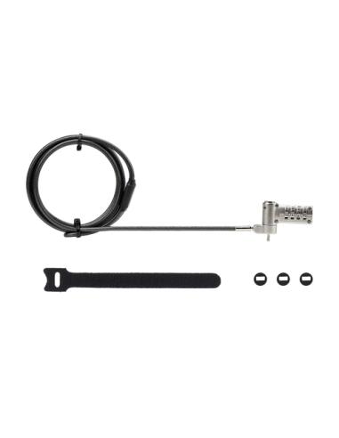 StarTech.com Cable de 2m Universal de Seguridad para Portátiles - Cable con Candado para Portátiles Compatible con Noble Wedge/N