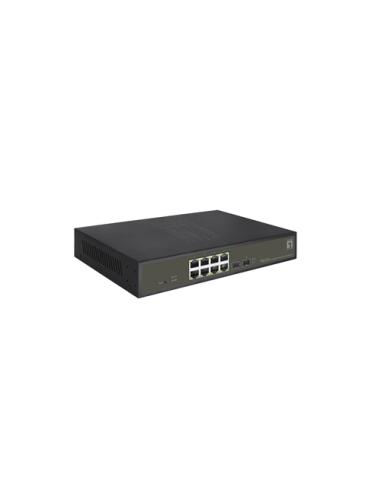 LevelOne GES-2110P switch Gestionado L2 Gigabit Ethernet (10/100/1000) Energía sobre Ethernet (PoE) Negro