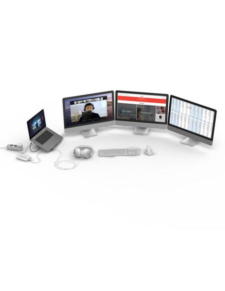 Hama Connect2Office Stand Soporte para ordenador portátil Antracita