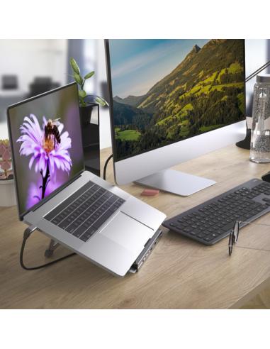 Hama Connect2Office Stand Soporte para ordenador portátil Antracita