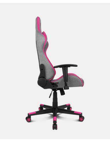 DRIFT DR90 PRO Silla para videojuegos de PC Asiento acolchado Gris, Rosa